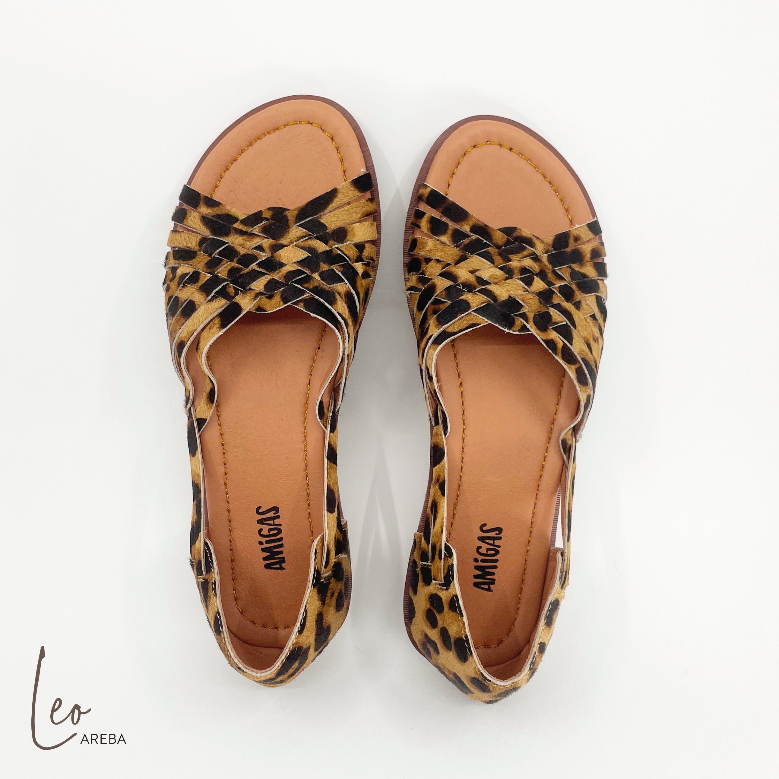 Sandalen Sommer Leo Print