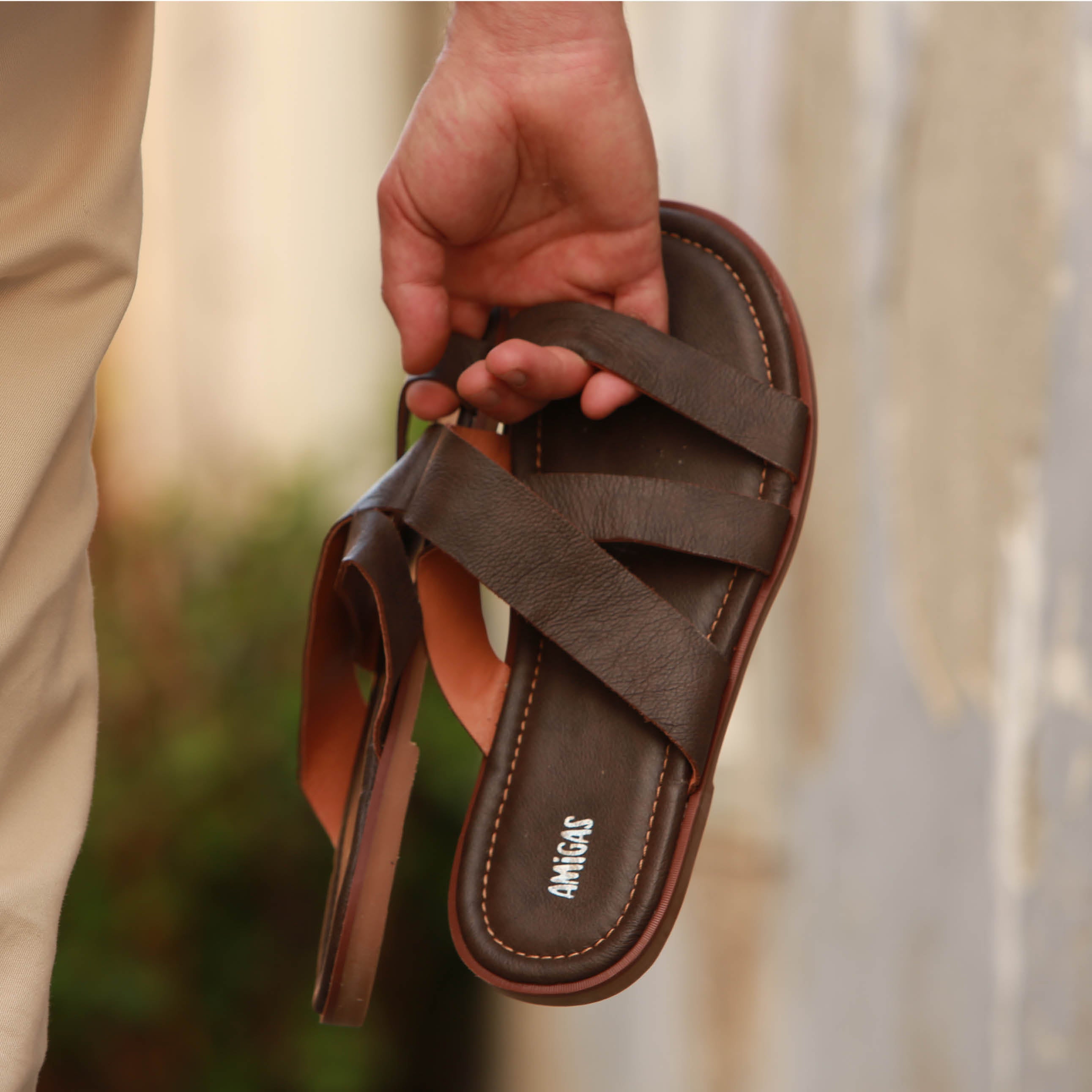 Brown Männersandalen