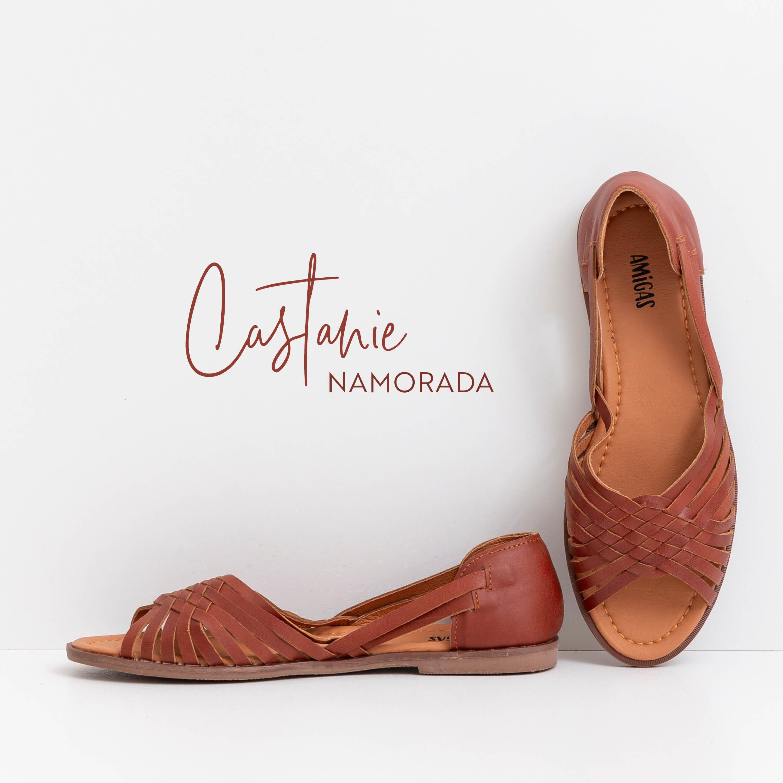 Namorada Kastanie Sommersandalen