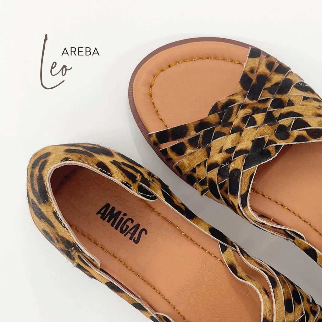 Sandalen Sommer Leo Print