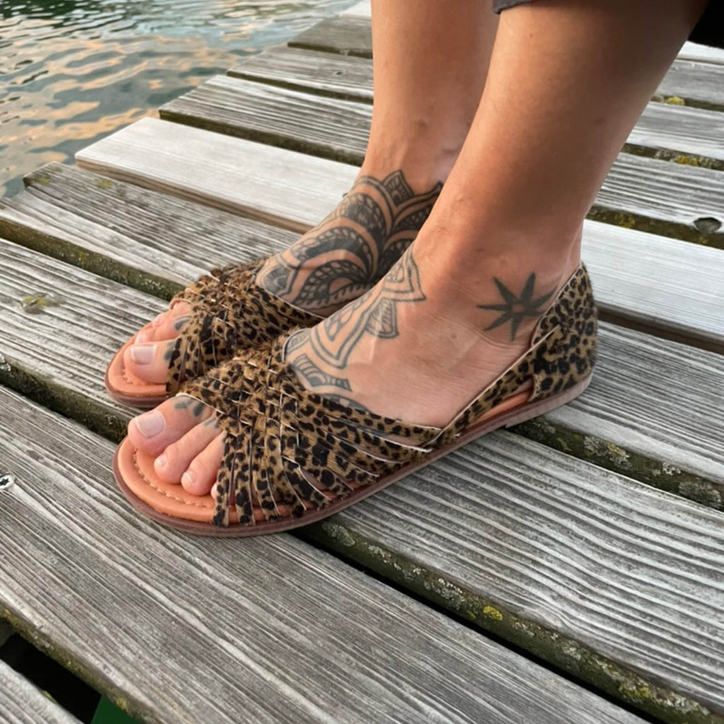 Sandalen Sommer Oléo Leo klein Print