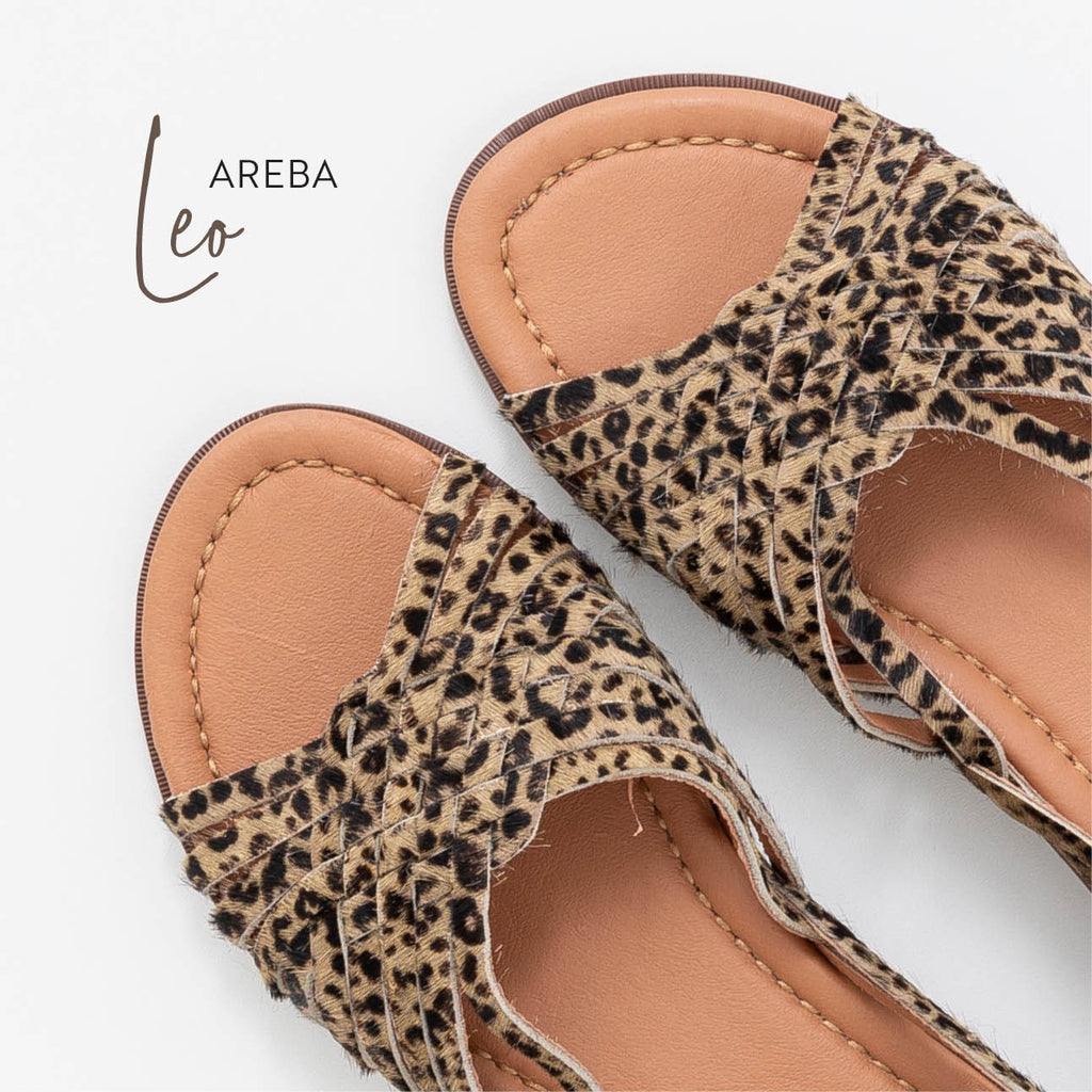 Sandalen Sommer Oléo Leo klein Print