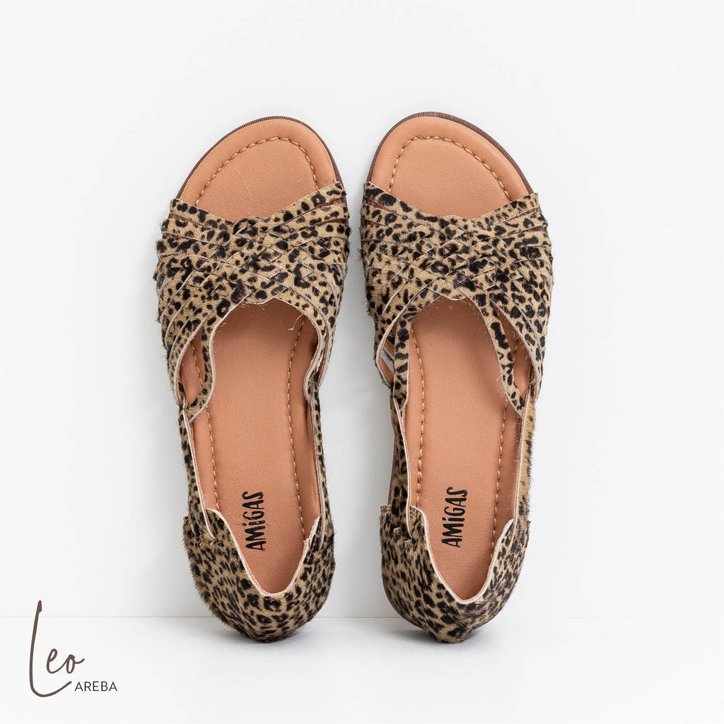 Sandalen Sommer Oléo Leo klein Print