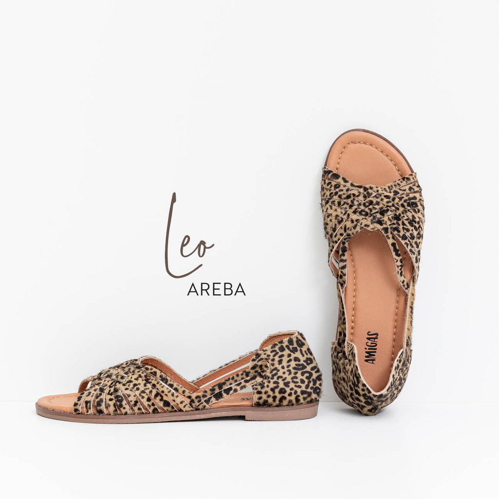 Sandalen Sommer Oléo Leo klein Print