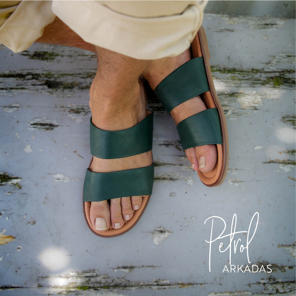 Arkadas Männersandale Petrol