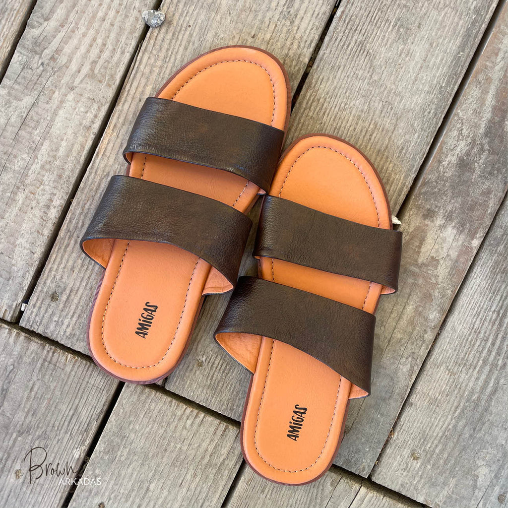 Arkadas Männersandale Brown