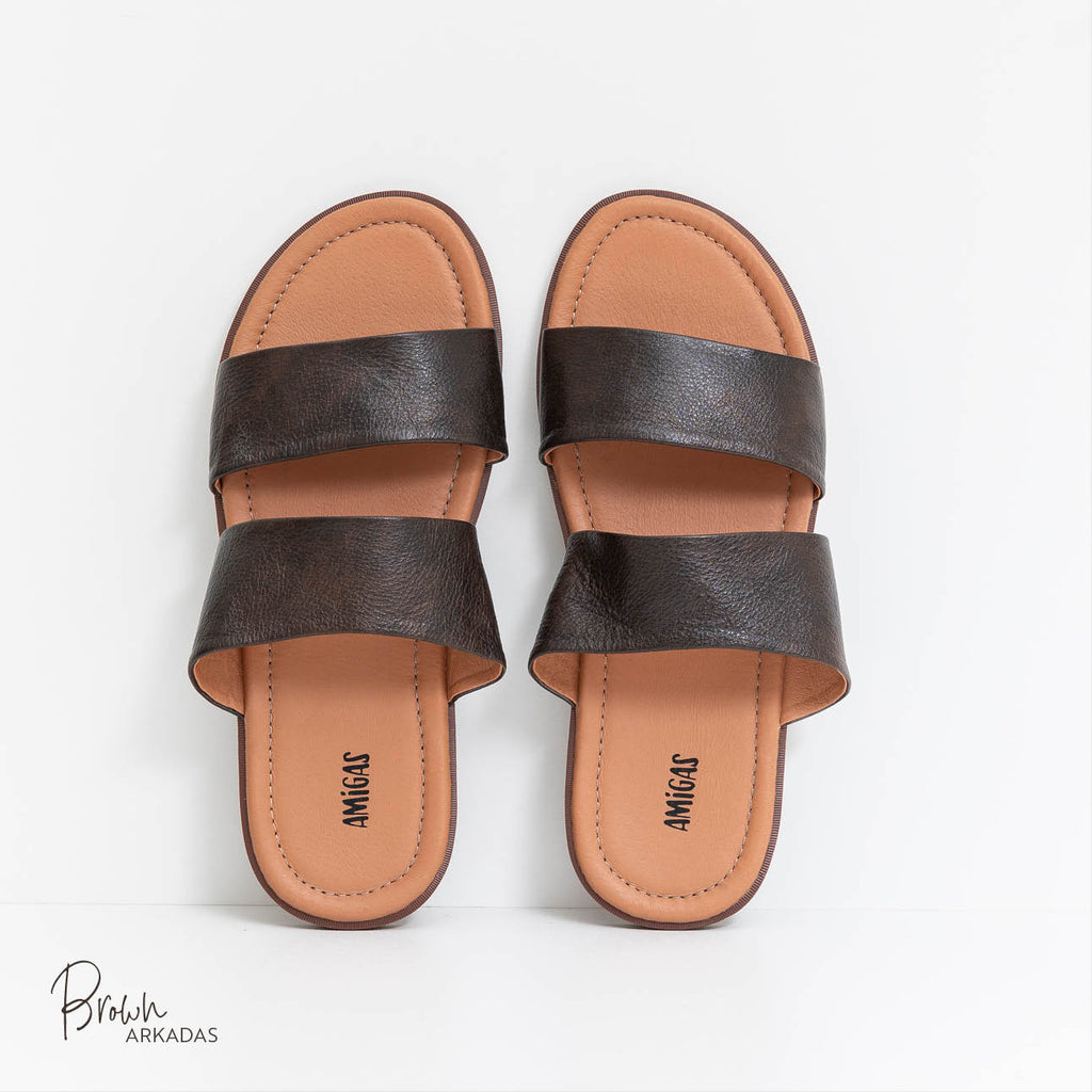 Arkadas Männersandale Brown