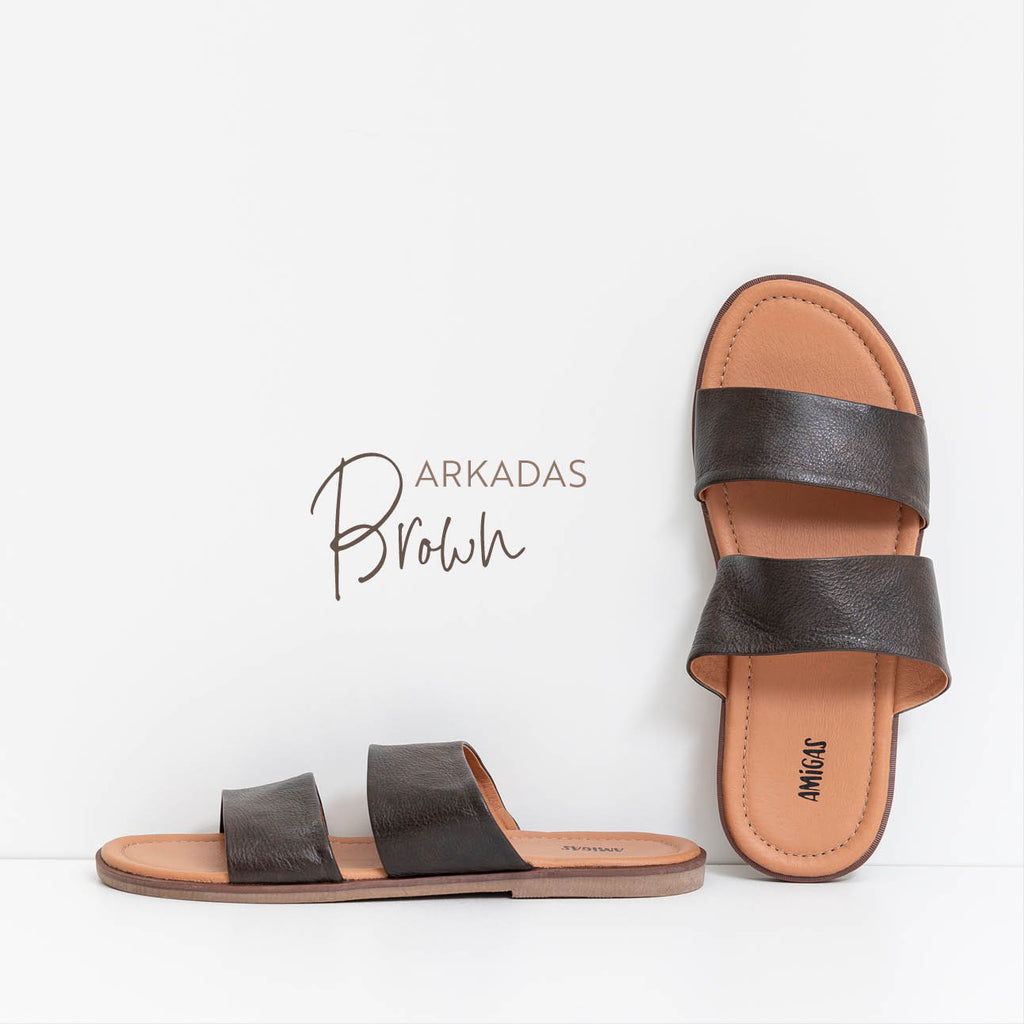 Arkadas Männersandale Brown