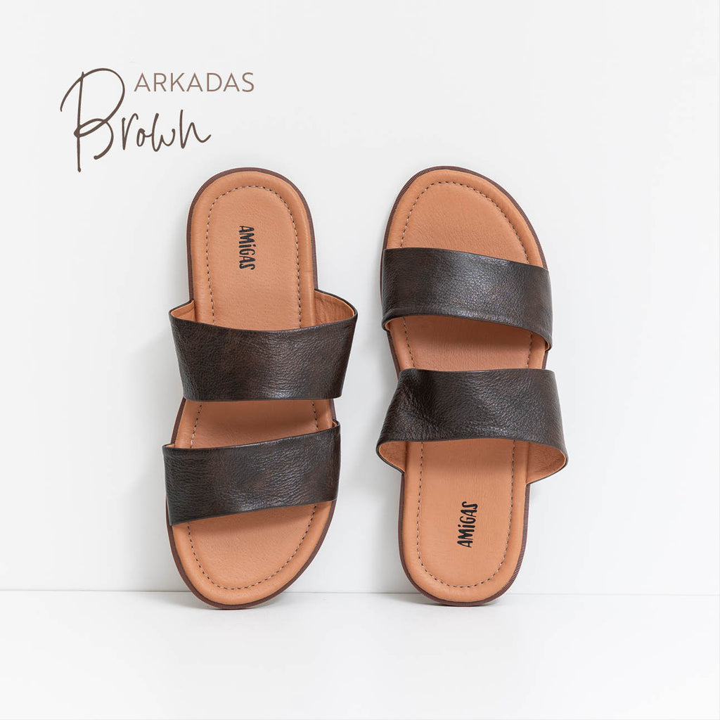 Arkadas Männersandale Brown