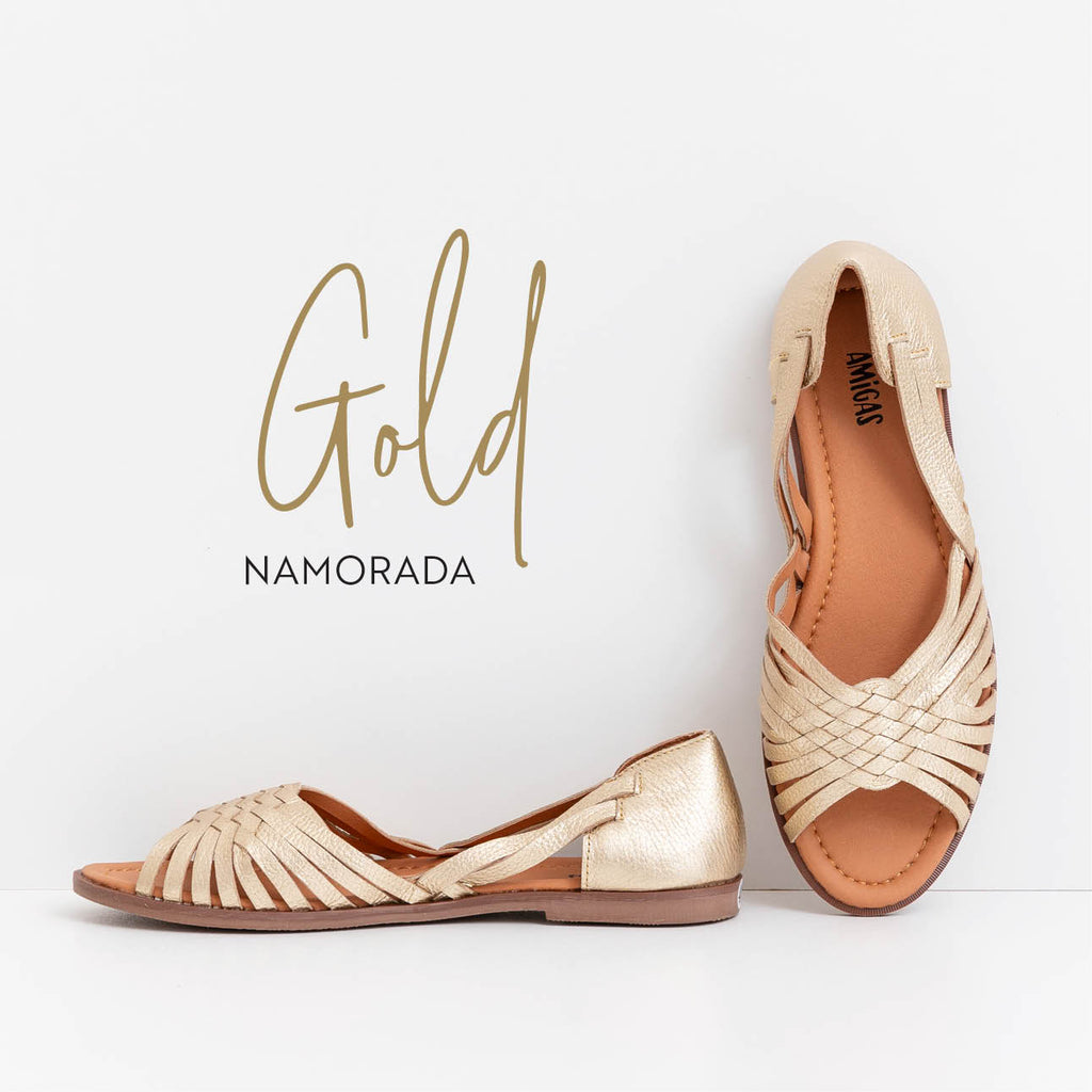 Namorada Gold Sommersandalen