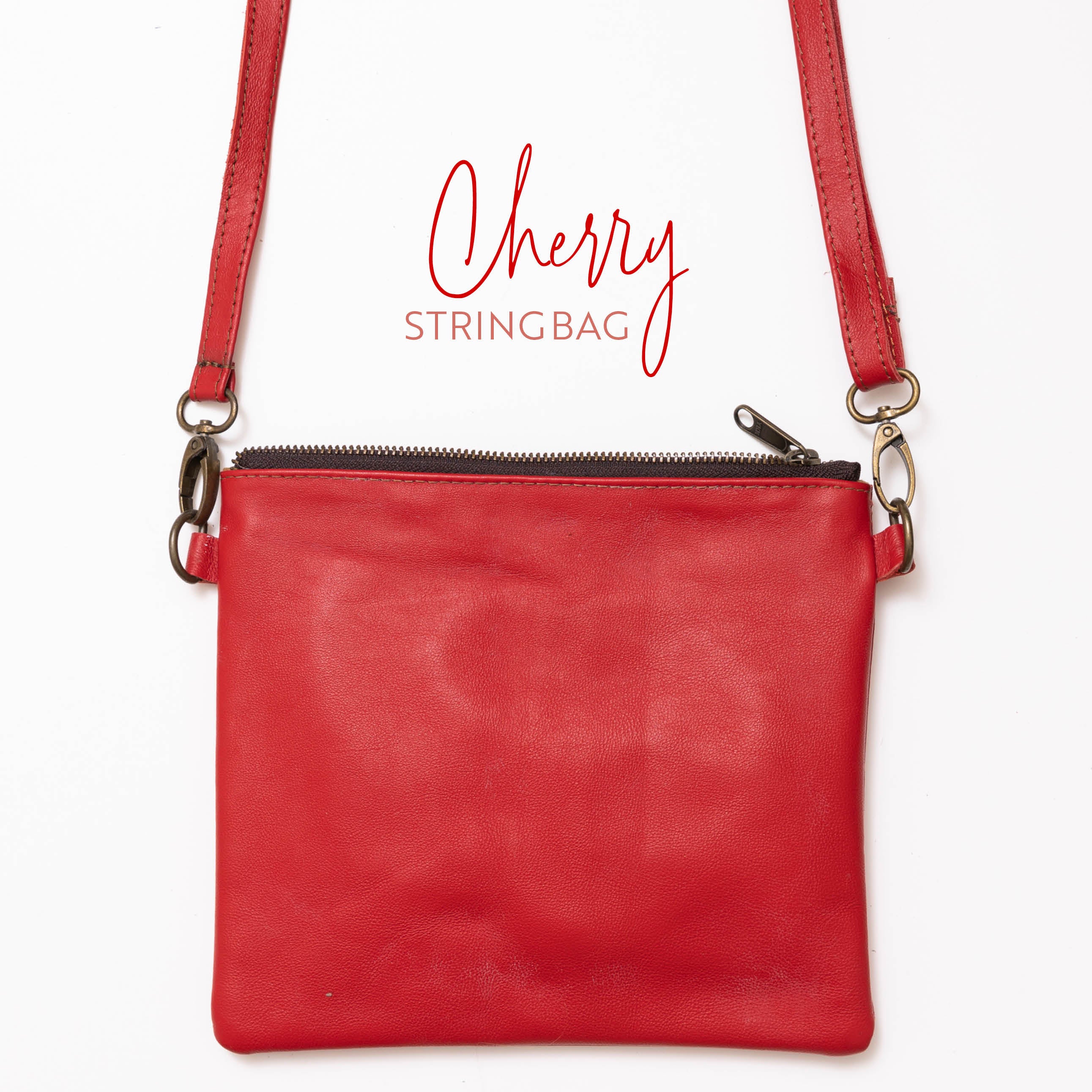 AMiGAS String Bag Cherry