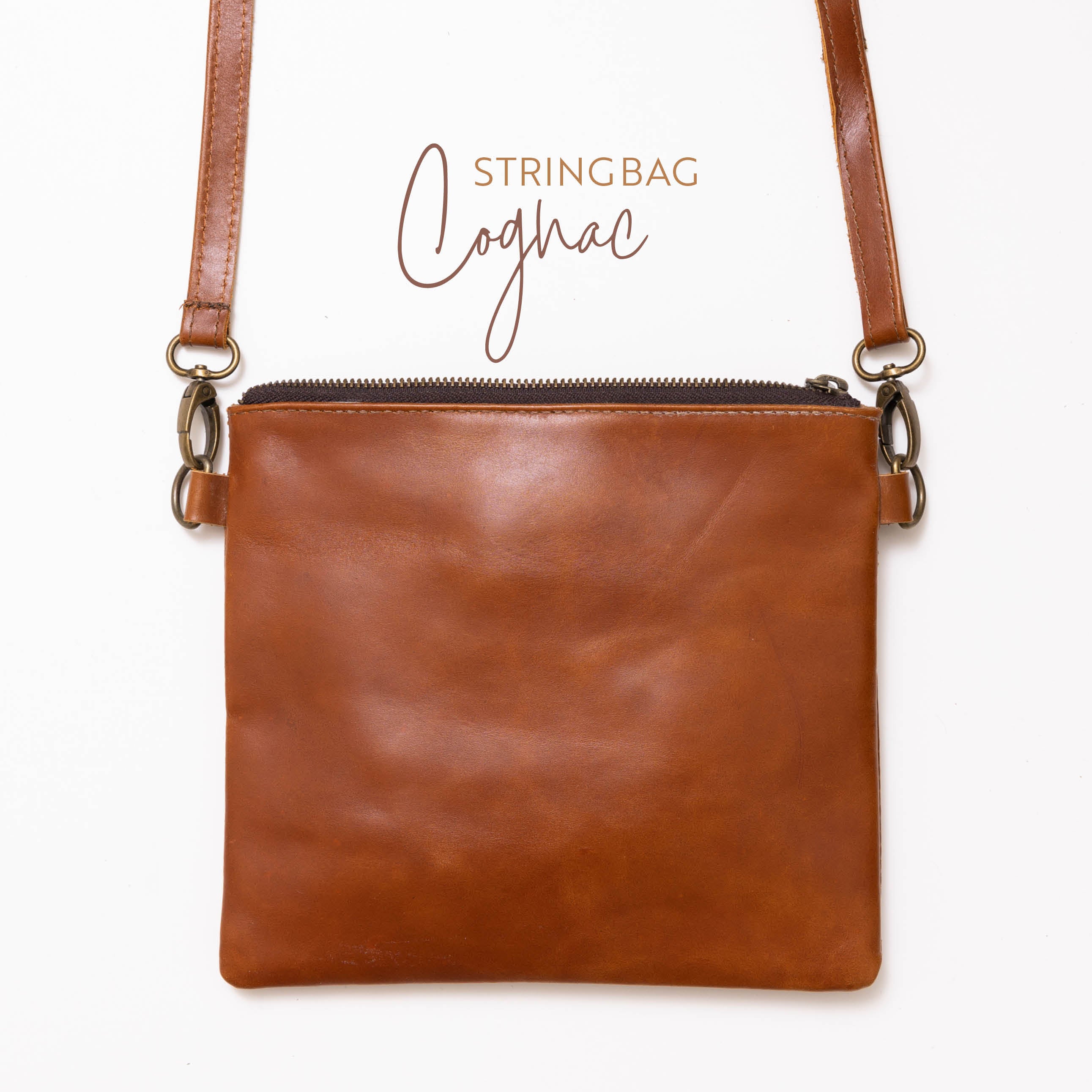 AMiGAS String Bag Cognac