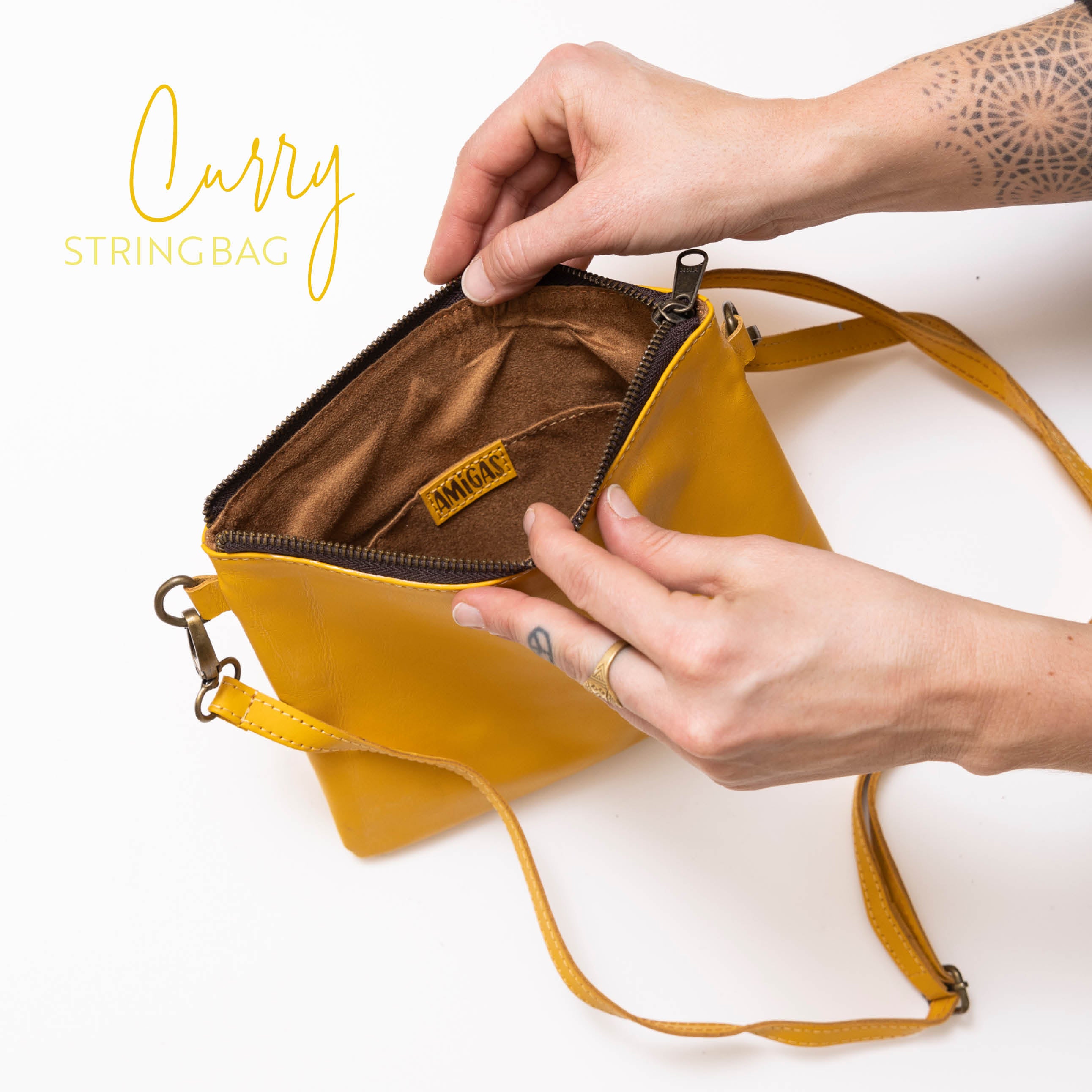 AMiGAS String Bag Curry